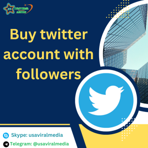 Buy twitter account with followers